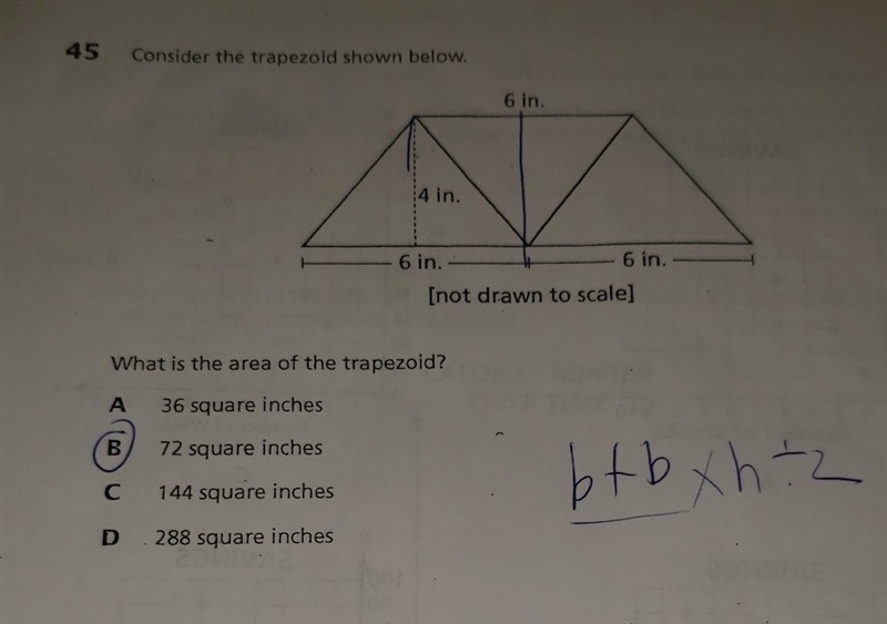 consider the trapezoid shown below. What is the area of the trapezoid? I just wanna-example-1