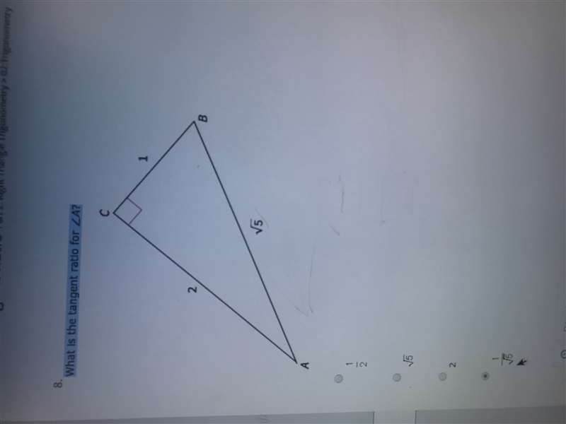 What is the tangent ratio for <A HELPPPPP-example-1