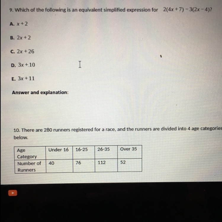 Please help me with number nine! Thank you!-example-1