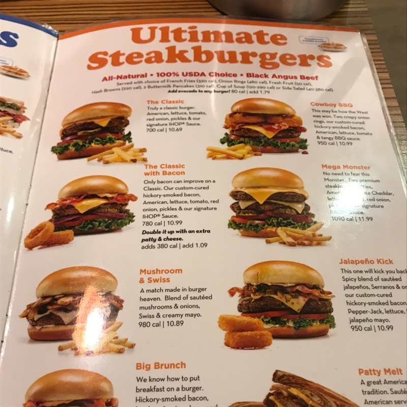 I need to know what burger to eat at ihop! Please help!-example-1