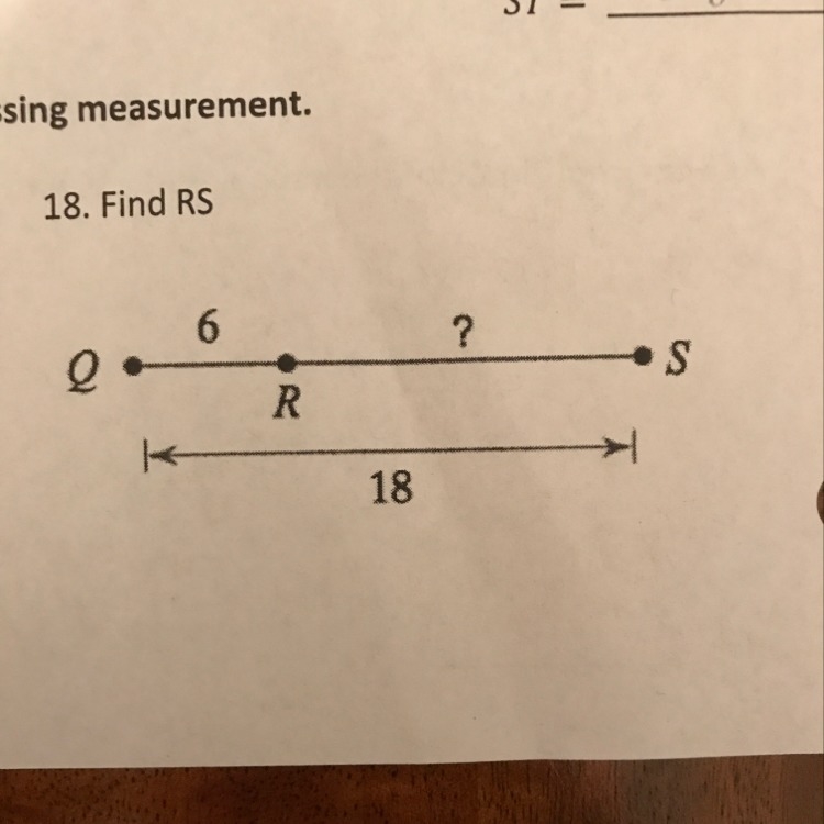 Use it he segment addition postulate to solve for the missing measurement-example-1