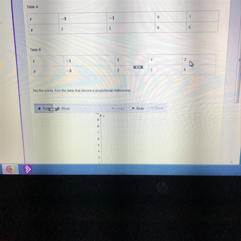 Which is table shows a proportional relationship?????????????????? ??????????? ??????????? ??????????? ??????????? ??????????? ???????????-example-1