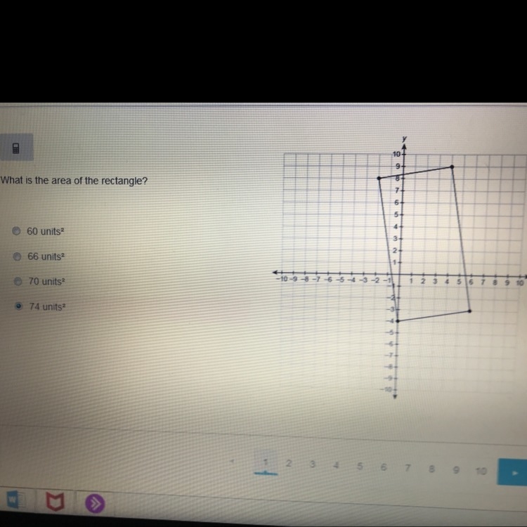 What is the area of the rectangle?-example-1