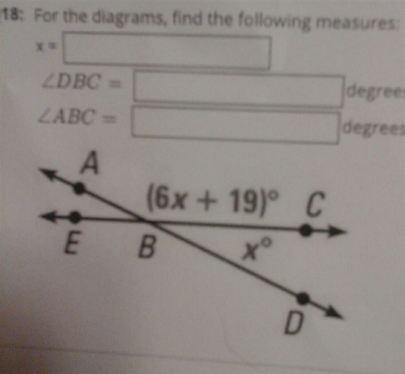 For the diagram find the measure-example-1