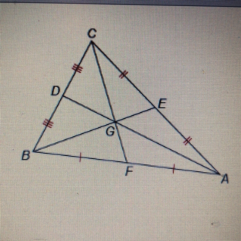 In ABC, GE=27in. What is the length of BE?-example-1