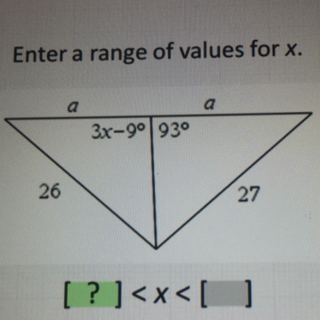 Enter the range of values for x please.-example-1