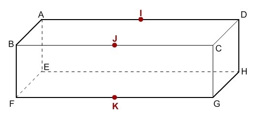 Which points are coplanar? a. C, H, E b. B, K, H c. A, B, K d. A, E, D-example-1