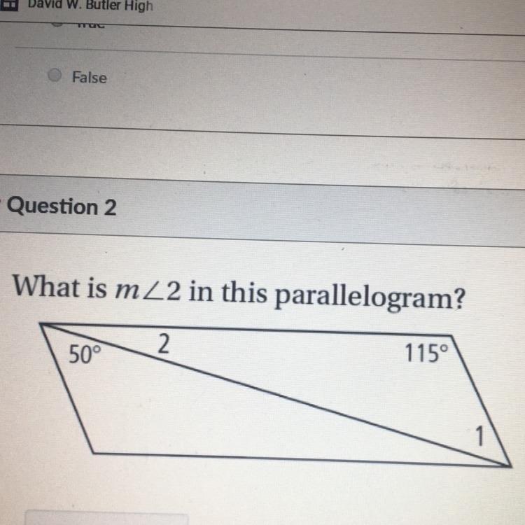 What is m<2 in this parallelogram-example-1