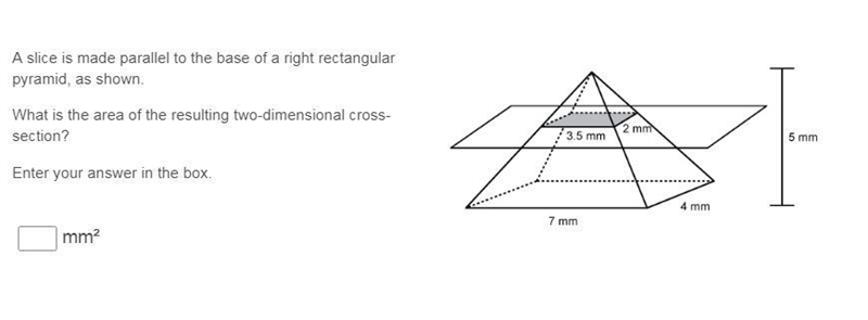 YOU HAVE TO BE SURE ABOUT YOUR ANSWER BEFORE YOU POST! A slice is made parallel to-example-1