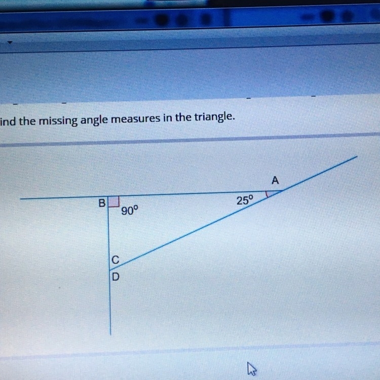 Find the measure of angles A,B,C,D-example-1