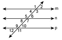 Use the figure below to answer the questions Please help!! a. Name two pairs of alternate-example-1