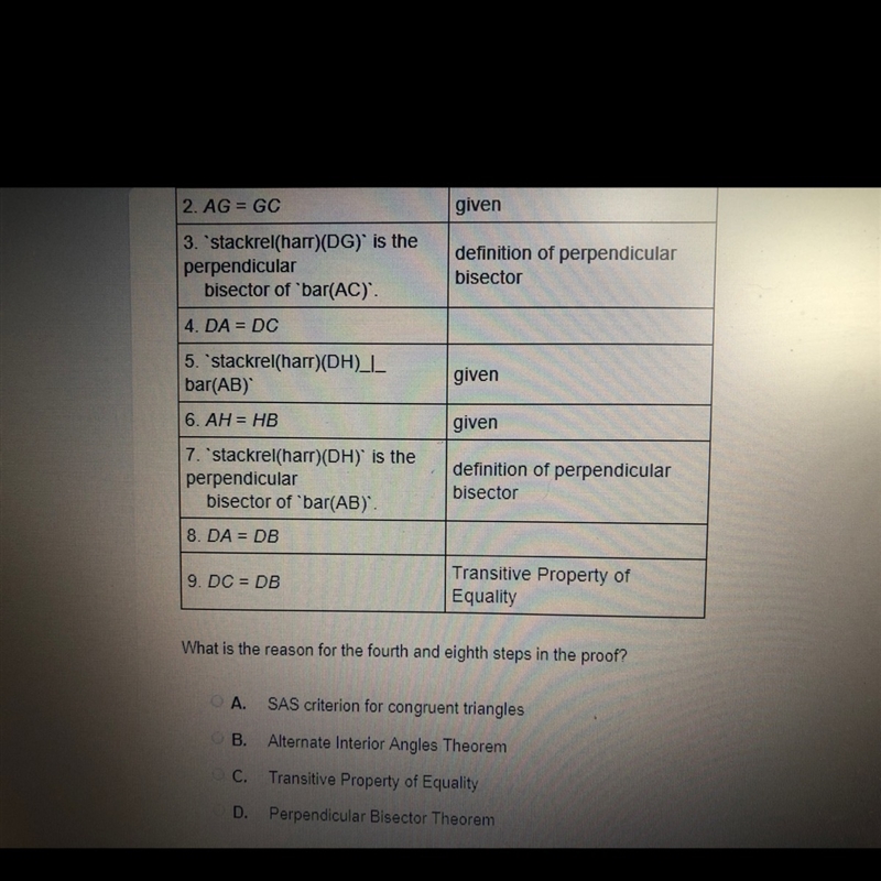 What is the reason for the fourth and eighth steps in the proof-example-1