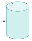 Which equation represents the volume of a cone with the same base and height as the-example-1