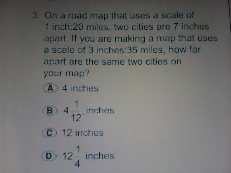 PLEASE HEEEELP on a road map that uses a scale of 1 inch:20 miles, two cities are-example-1