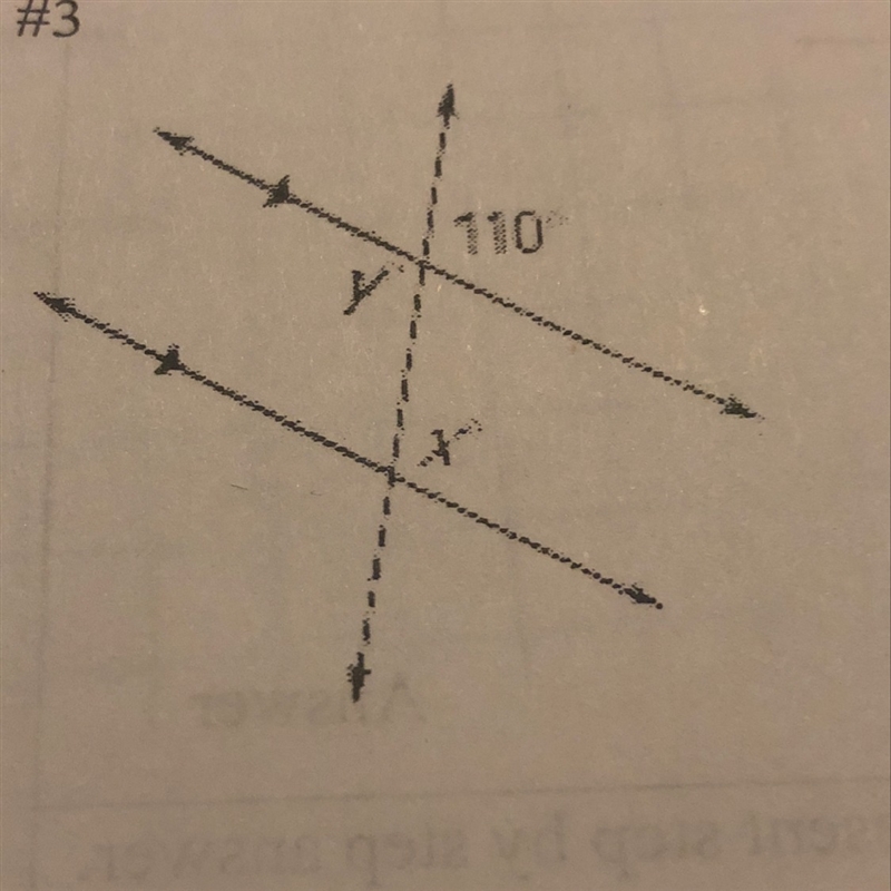 What are the angles measures of x and y-example-1