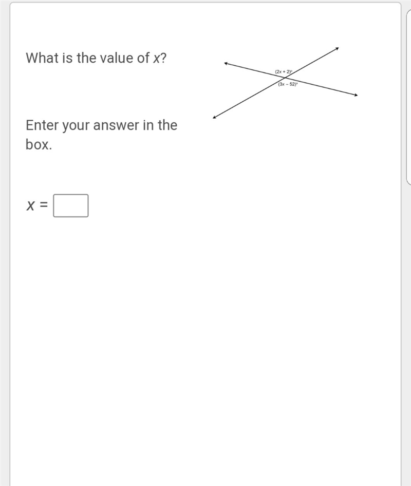 What is the value of x-example-1