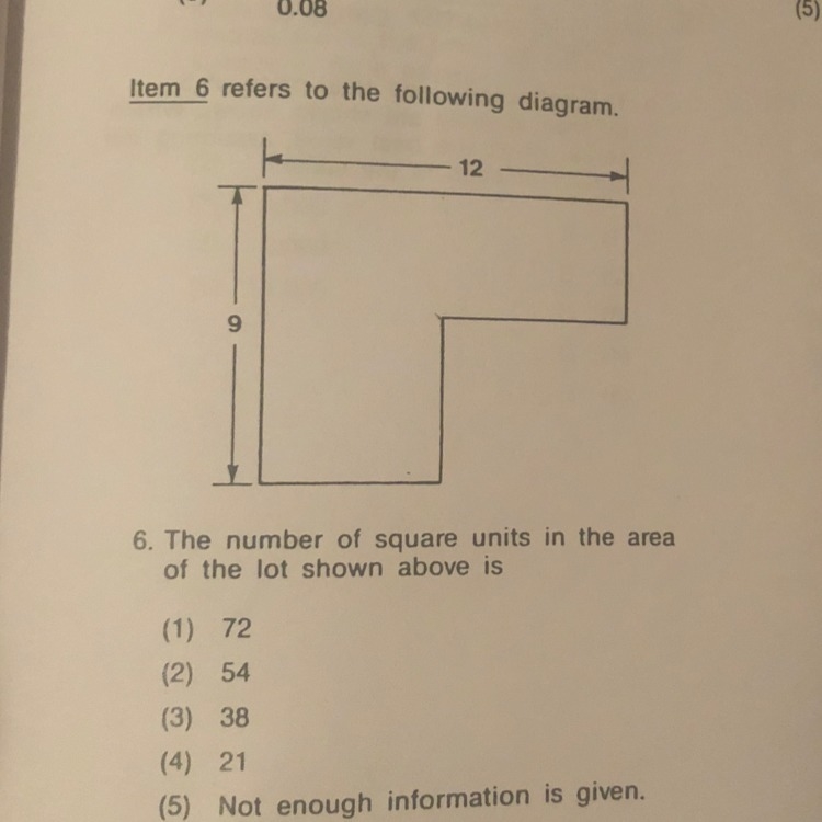 The number of square units in the area of the lot shown above is ? PLEASE HELP ASAP-example-1