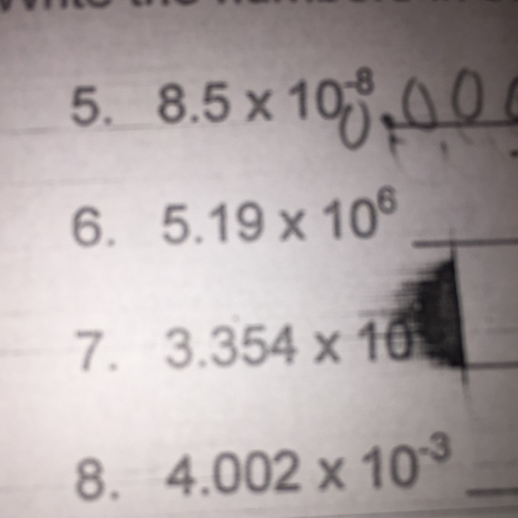 Write numbers in standard form.-example-1