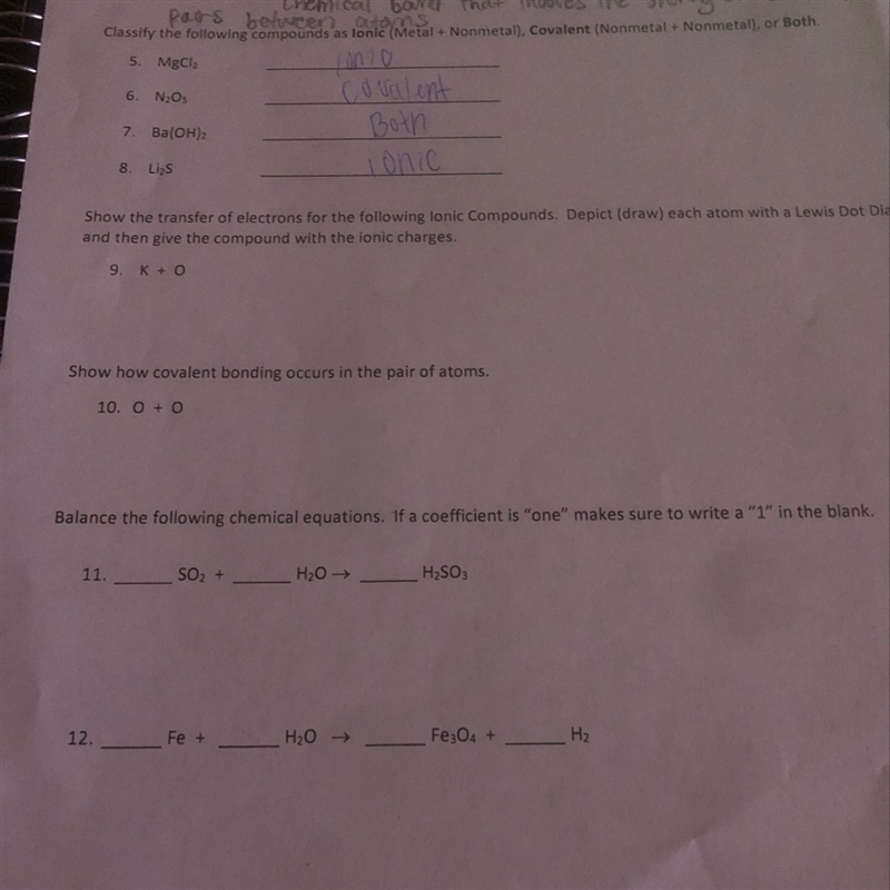 Balancing the following equations-example-1