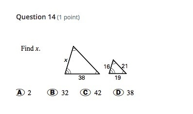 Find x in the picture below-example-1