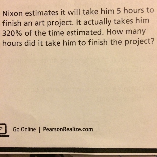 How many hours did it take him to finish the project?-example-1