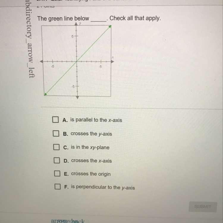 The green line below-example-1