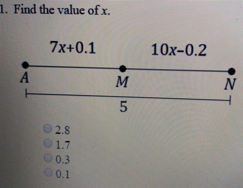 Find the value of x-example-1