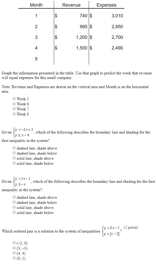 I need help with a review test. Could someone help out with a few answers? I'm struggling-example-2