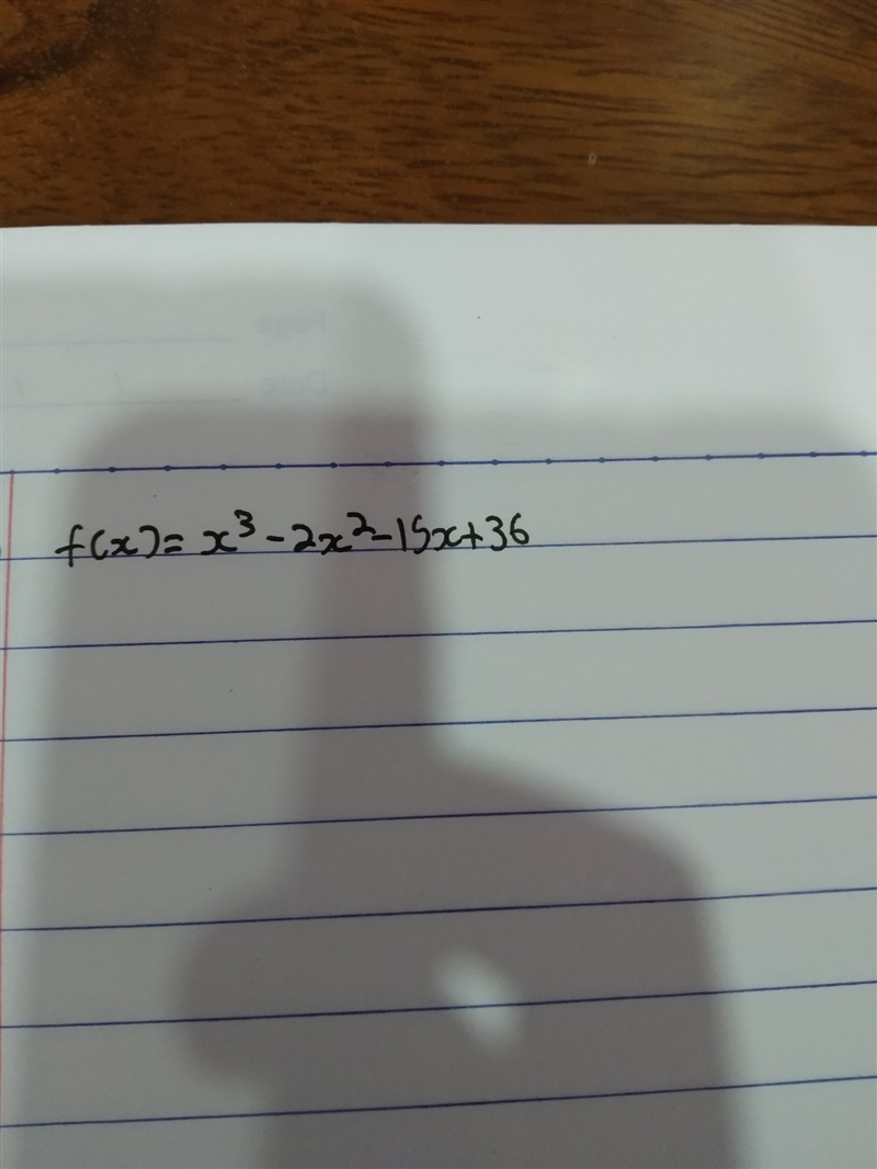 F(x) =x^3-2x^2-15+36-example-1