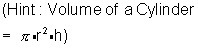 If the radius of the base is 2, and the height is 4, what is the volume of the cylinder-example-1