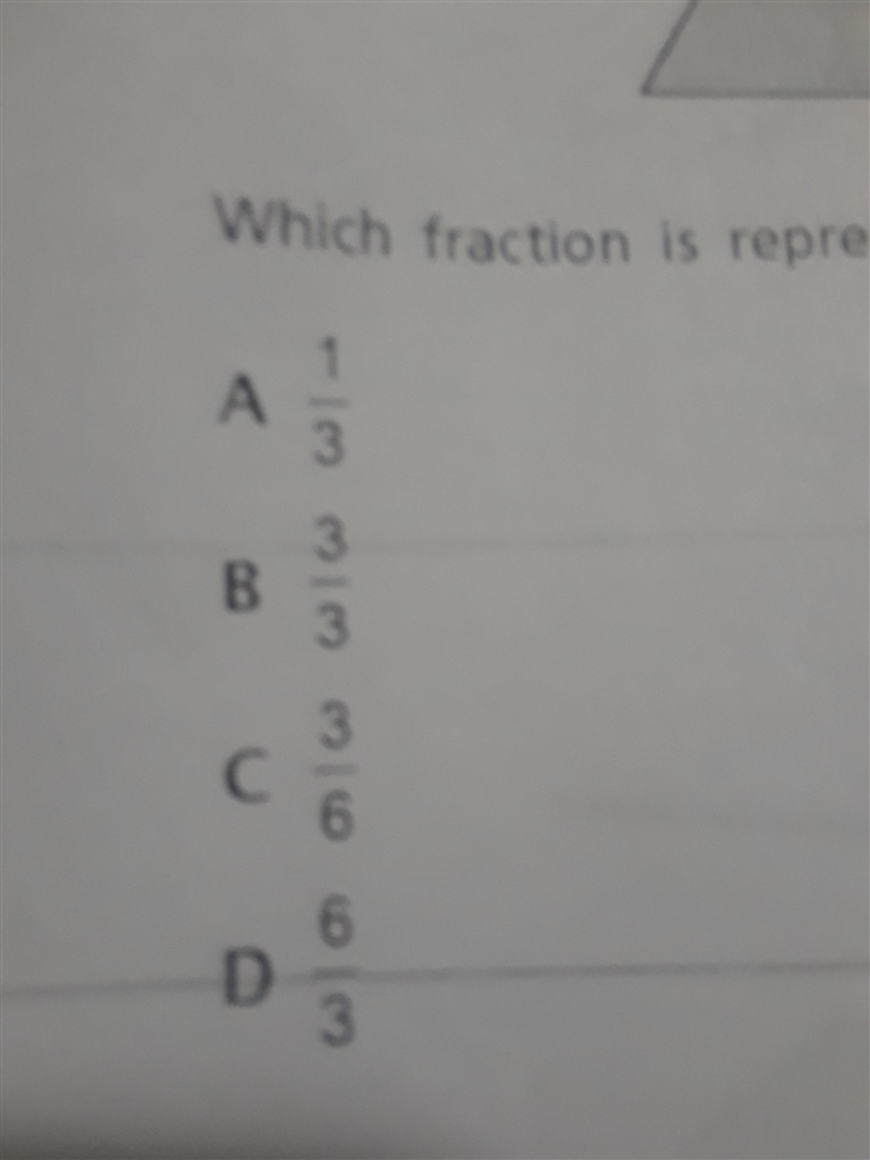 The figure below is divided into equal - sized parts. Which fraction is represented-example-1