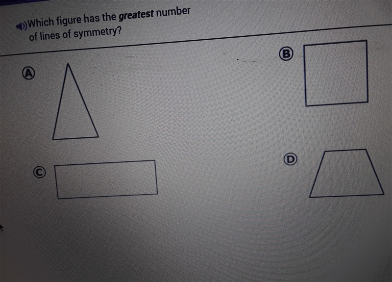 Which figure has the greatest number of lines of summetry?-example-1