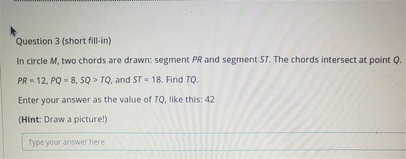 PR equals 12 p q equals 8 SQ is greater than T Q and St equals 18 find TQ-example-1