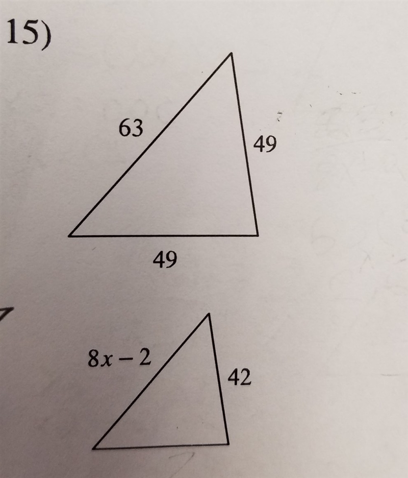 Solve for x. The polygons are similar-example-1