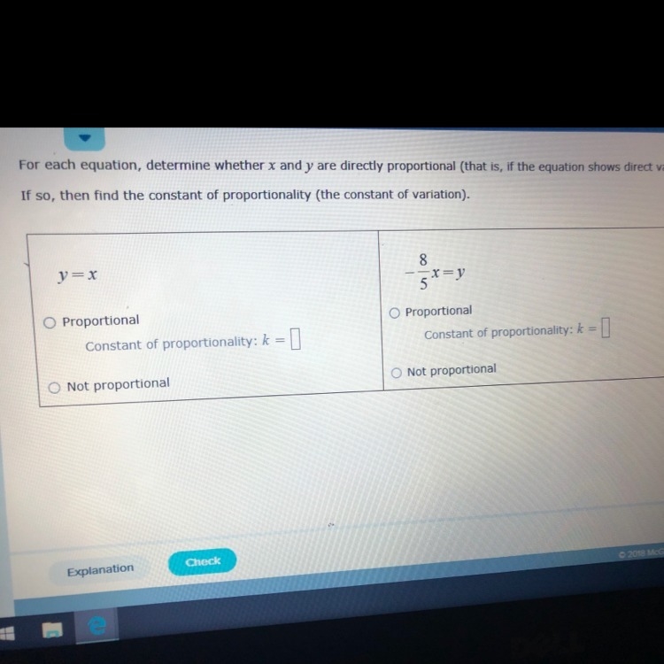 Can someone help , if they are proportional what is the equation-example-1