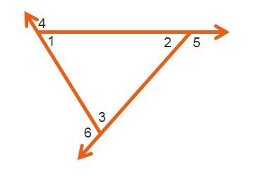 Lamar wanted to explain why the measure of angle 5 is equal to the sum of the measures-example-1