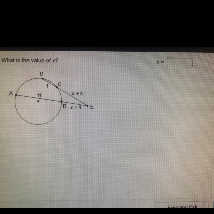 What is the value of x? x=____-example-1