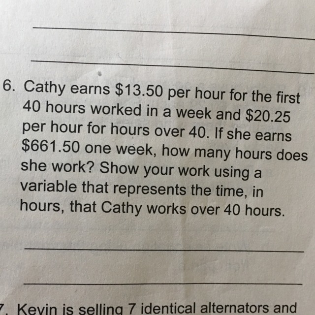 I don’t understand how you would figure out the number of hours. Please help!-example-1