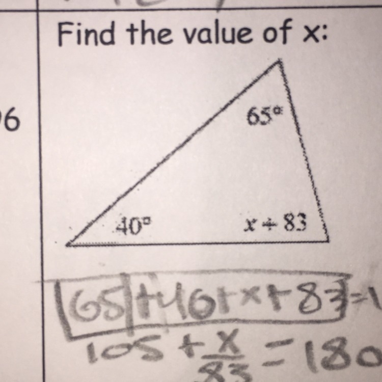 What is the value of x-example-1