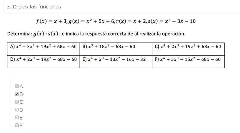 Dadas las funciones f(x) = x + 3, g(x)= x(cuadrada)+ 5x + 6,r(x) = x+2, s(x) = x(cuadrada-example-1