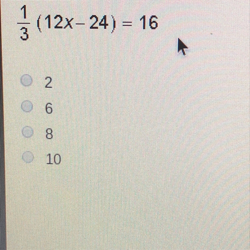 What is the value of x in the equation below ?-example-1