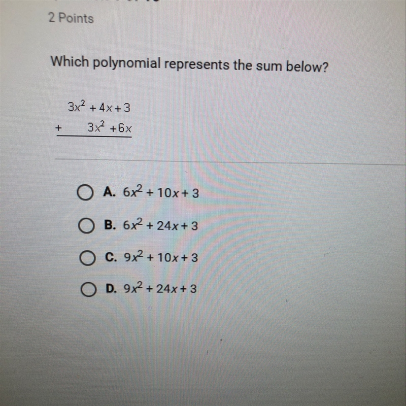 Which polynomial represents the sum below?-example-1