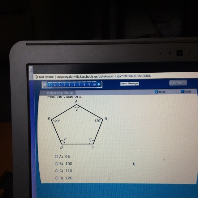 Find the value of x-example-1