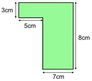 Work out the area of this shape-example-1