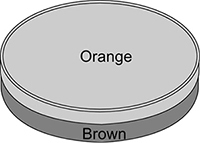 HELP QUICK I ONLY HAVE 1 CHANCE Stephen has a counter that is orange on one side and-example-1