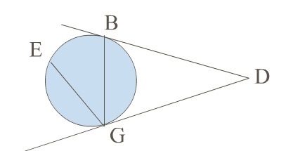 A classmate is having difficulty fidning the measures of angle BGE and angle BDG in-example-1