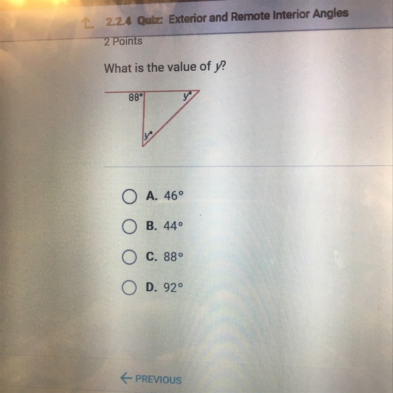 What is the value of y ?-example-1