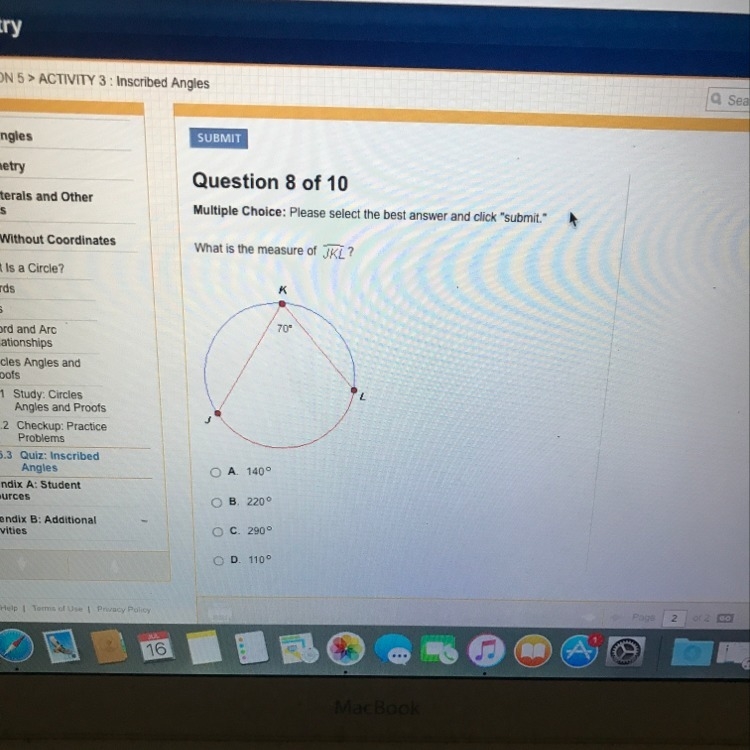 HELPPPP!!! What is the measure of JKL?-example-1