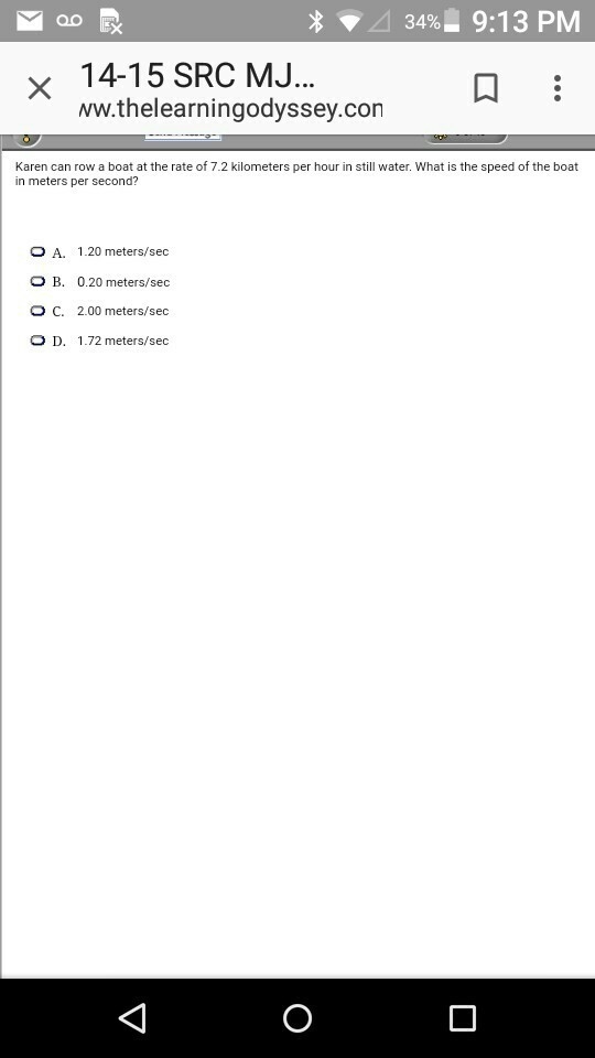 What is the spees of the boat in meters per-example-1