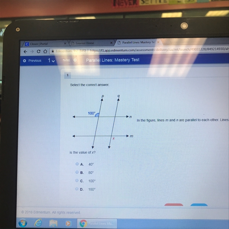 In the figure lines m and n are parallel to each other. Lines p and q are also parallel-example-1